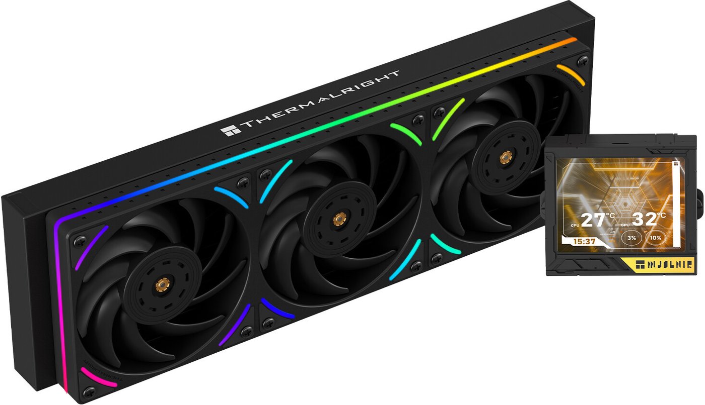 

Система жидкостного охлаждения для процессора Thermalright Mjolnir Vision 360 UB PRO ARGB (черный)