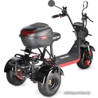 Электроскутер White Siberia Trike Mini 1500W (черный)