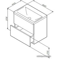  AM.PM Тумба под умывальник 60 M90FHX06022WG