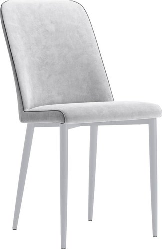 Стул Табурет Софт (бренди 20 кант черный, каркас белый)