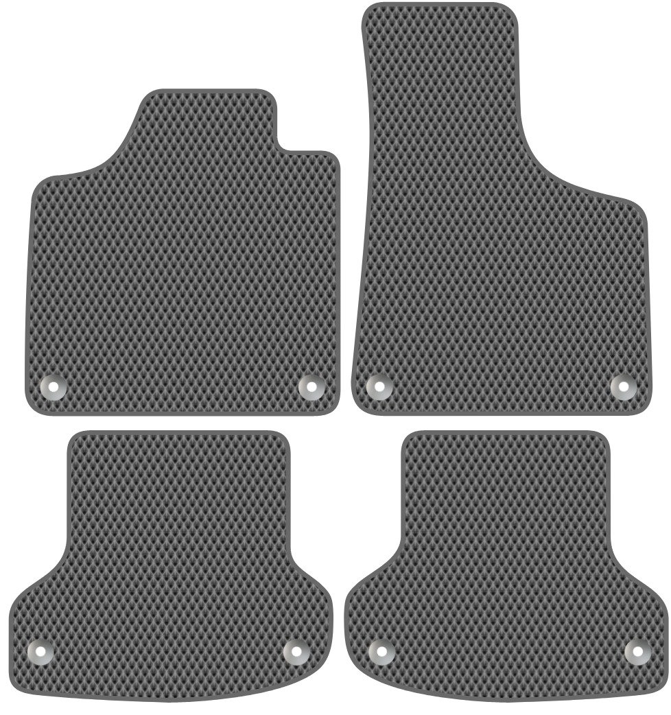 

Комплект ковриков для авто Alicosta Audi A3 II (хэтчбек 5 дв, кабриолет / 8P) 2008 - 2012 (серый, ромб)