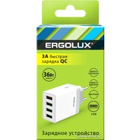 Сетевое зарядное Ergolux ELX-РA02QC-C01