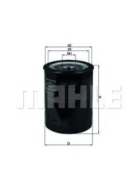 

Масляный фильтр Mahle Knecht OC326