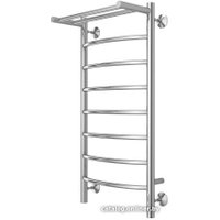 Полотенцесушитель TERMINUS Классик П8 400x850 с полкой бп электро (хром)