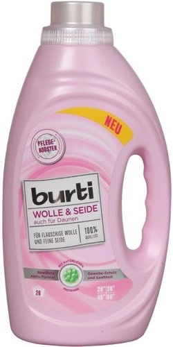 Гель для стирки Burti Wolle&Seide для шерсти шелка деликатных тканей 1.45 л