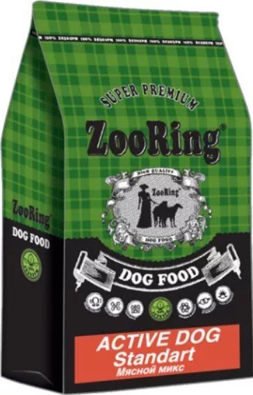 

Сухой корм для собак ZooRing Active Dog Standart Мясной микс 10 кг