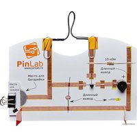 Конструктор PinLab Электроника на бумаге 204 Безопасная бомба, Полицейская мигалка