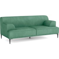 Диван Олмеко Бергамо 2-х местный (велюр, барни олива)