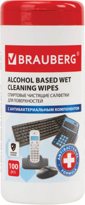 

Влажные салфетки BRAUBERG 513536 (100 шт)