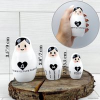 Развивающая игрушка Брестская Фабрика Сувениров Матрешка-календарь (набор 3 шт)