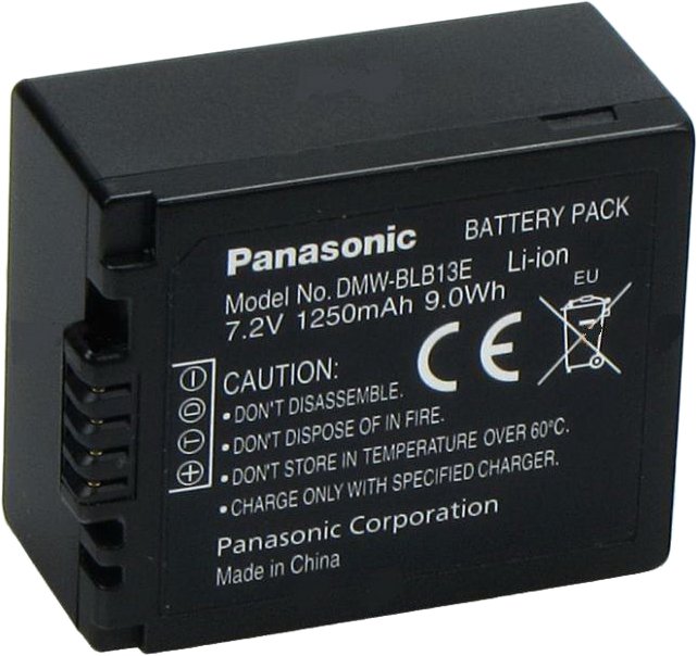 

Аккумулятор Panasonic DMW-BLB13