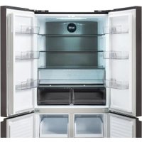 Четырёхдверный холодильник Hyundai CM45043F (черная сталь)