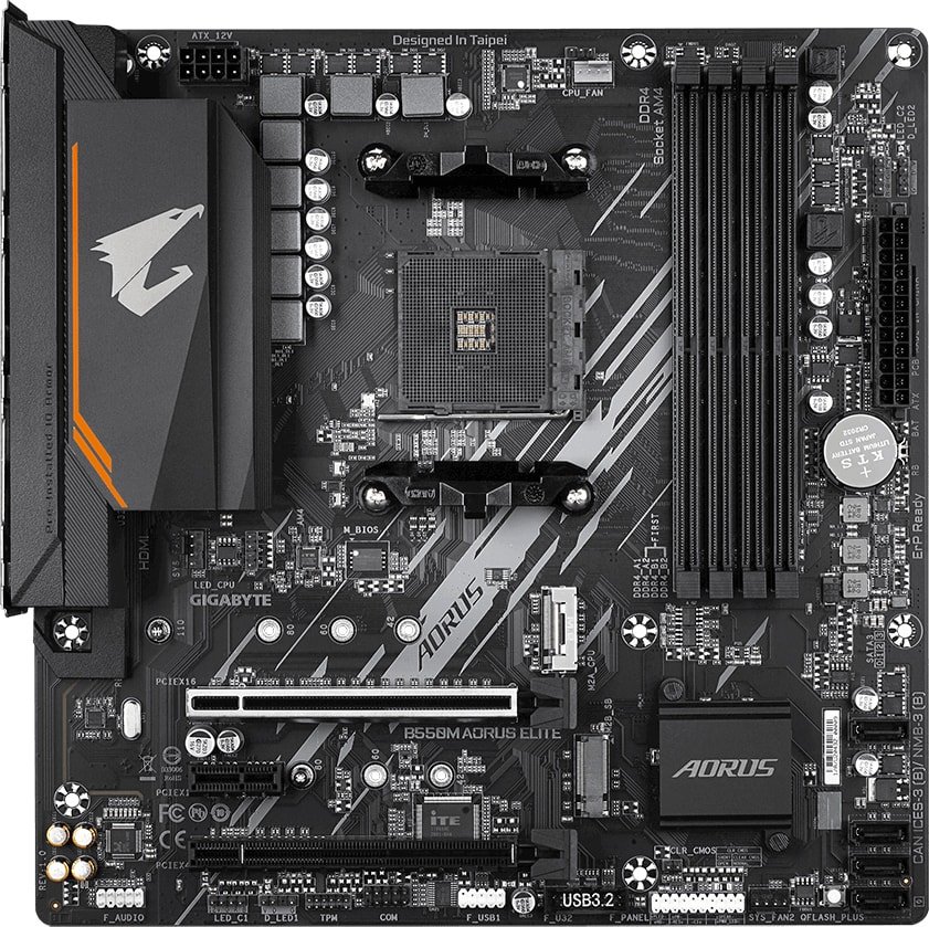 

Материнская плата Gigabyte B550M Aorus Elite (rev. 1.0)