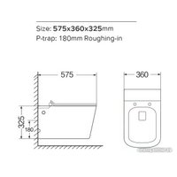 Унитаз подвесной SantiLine SL-5032