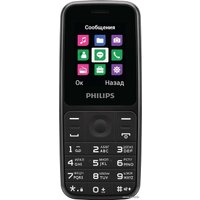 Кнопочный телефон Philips Xenium E125 (черный)