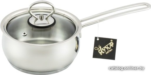 Ковш Кухар Магнолия Классика со стеклянной крышкой 1.2 л
