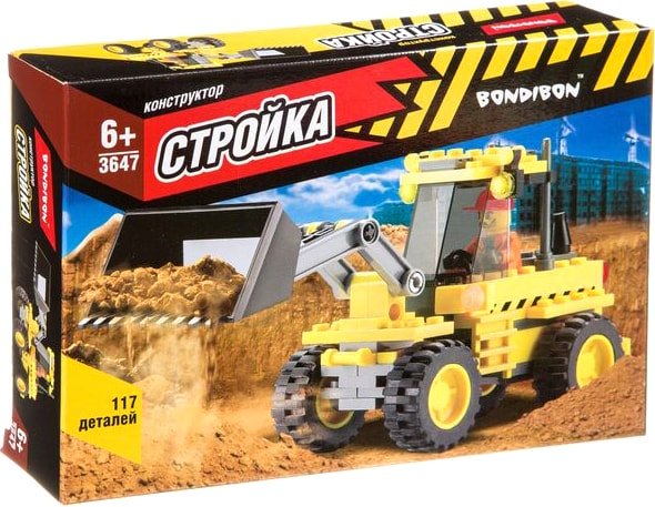 

Конструктор Bondibon Стройка. Экскаватор ВВ3647