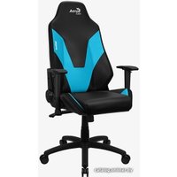 Игровое (геймерское) кресло AeroCool Admiral (черный/голубой)