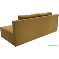 Диван Лига диванов Сан Марко 114017 (микровельвет, желтый)