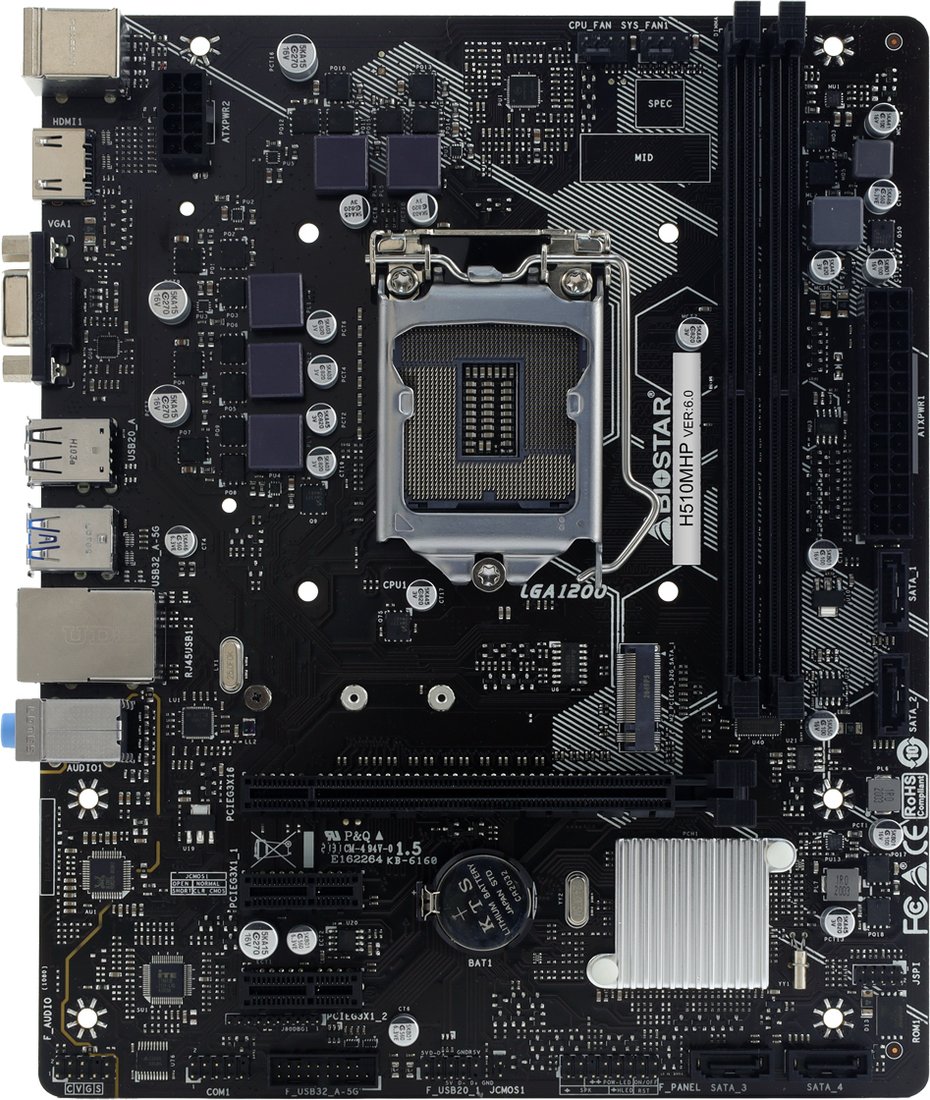

Материнская плата BIOSTAR H510MHP Ver. 6.0
