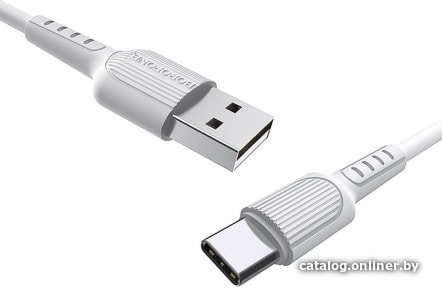 Кабель Borofone BX16 Type-C 1 м (белый)