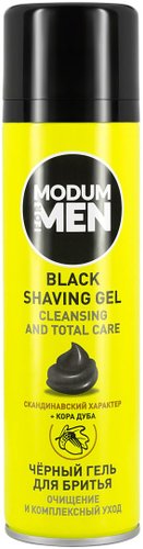 Гель для бритья Modum For Men Black очищение и комплексный уход (200 мл)