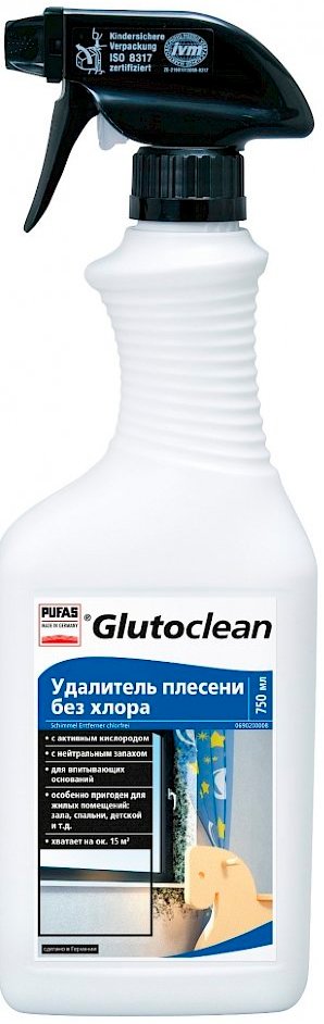 

Средство специальное Pufas Glutoclean удалитель плесени без хлора (750мл)