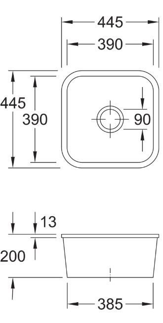 Кухонная мойка Villeroy & Boch Cisterna 50 670302FU