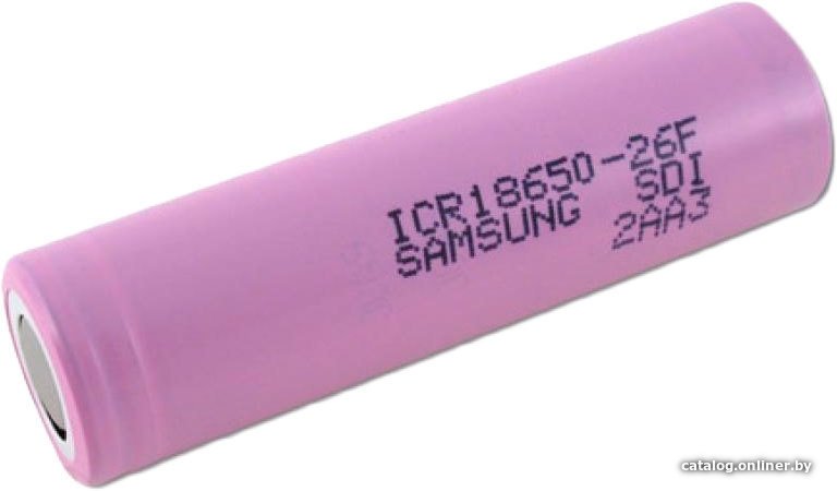 Аккумулятор Samsung 2600mAh ICR18650-26F