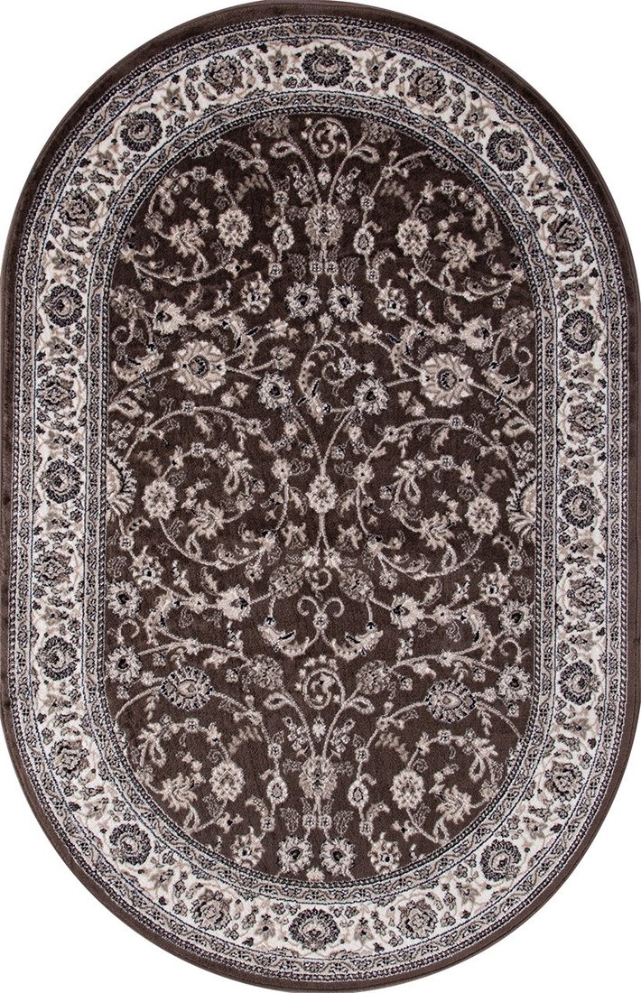 

Ковер для жилой комнаты Merinos Valencia Deluxe d251-OVAL-BROWN (2.5x3.5)