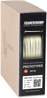 

Пластик Filamentarno! Prototyper Pro-Flex 1.75 мм 750 г (слоновая кость)