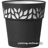 Вазон Stefanplast 94153 (графитовый/серый)