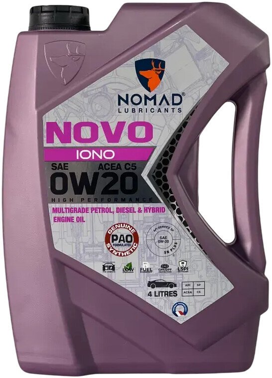 Моторное масло Nomad Novo iono 0W-20 4л