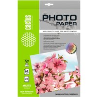 Самоклеящаяся бумага CACTUS матовая A4 120г/м2 20 л CS-MSA412020