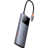 Док-станция Baseus Metal Gleam Series II 6-in-1 USB Hub B00061802813-00