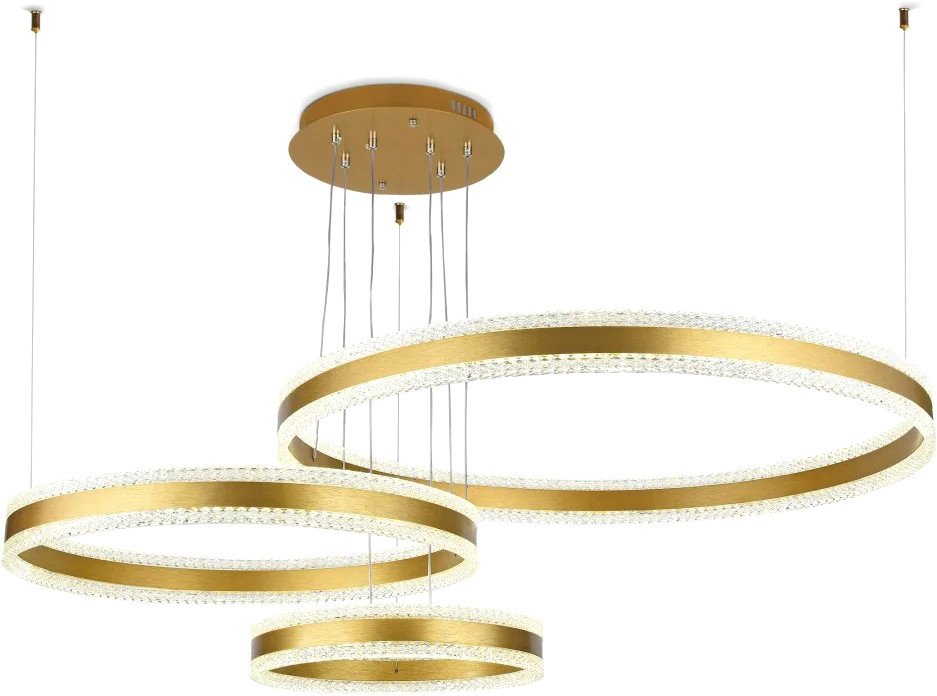 

Подвесная люстра Ambrella light Acrylica FA6203/3 GD (золото)