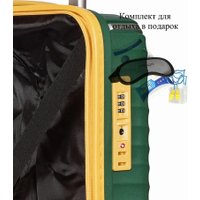 Чемодан-спиннер L'Case Seoul-S 39 л (темно-зеленый)