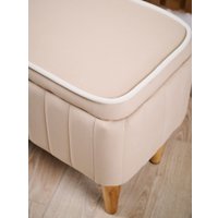 Банкетка MONOFIX Амма с ящиком (бежевый №18)