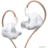 Наушники KZ Acoustics EDX (без микрофона, белый)
