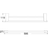 Держатель для полотенца Shevanik SG5727