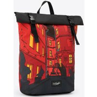 Городской рюкзак Vokladki Ролл мини (красный дворик)