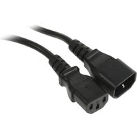 Кабель Hyperline PWC-IEC13-IEC14-3.0-BK