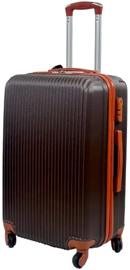 

Чемодан-спиннер Happy Camper M (коричневый)