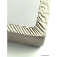 Простыня Loon Сатин 160x200 (жемчужно-белый)