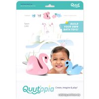 Набор игрушек для ванной Quut Мягкий 3D конструктор Quutopia Лебединое озеро 171126