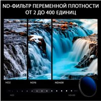 Светофильтр Zarrumi Vari-ND 49mm ND2–ND400