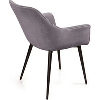 Стул с подлокотниками Ваш день Archi Barkhat 04 (светло-серый, 2шт)