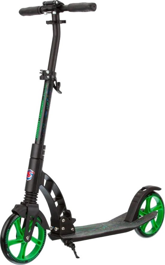 

Двухколесный подростковый самокат Slider Urban Voyager SU11G (черный/зеленый)