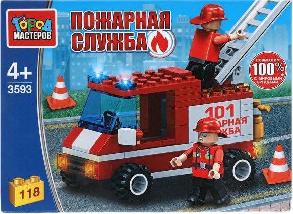 

Конструктор Город мастеров Пожарная служба 3593-UU Пожарная машина