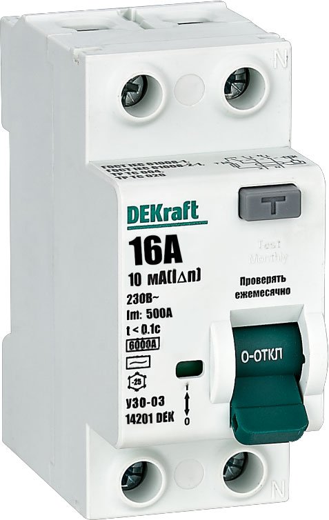 

Устройство защитного отключения DEKraft УЗО-03 14201DEK